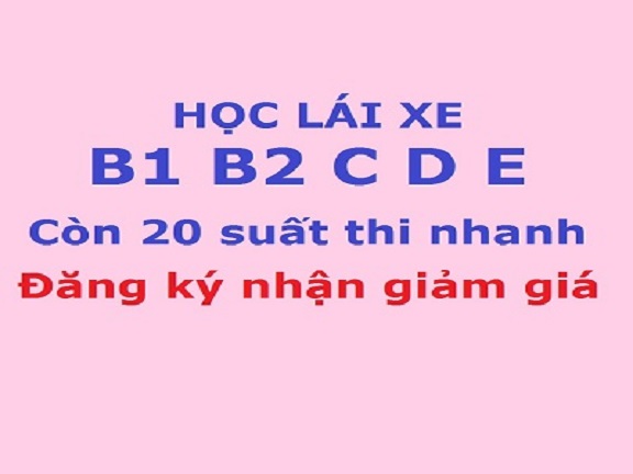 Học bằng lái xe o to uy tín tại Mỹ Đình, Hà Nội